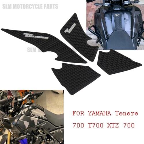 2019 2020 Motorcycle Non-slip Side Fuel Tank Stickers Waterproof Pad Rubber Sticker FOR YAMAHA Tenere 700 T700 XTZ 700