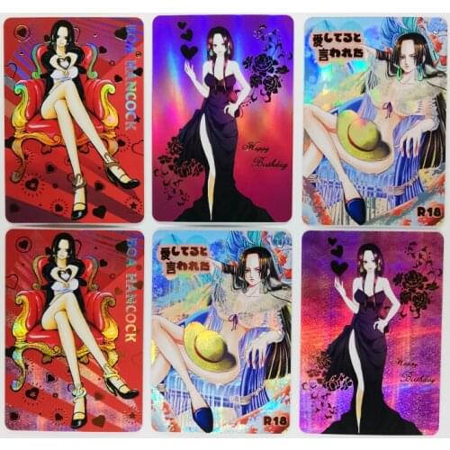 3pcs/set ONE PIECE Boa Hancock Toys Hobbies Hobby Collectibles Game Collection Anime Cards