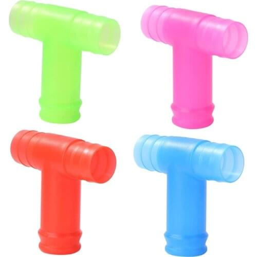 Beer Snorkel Straw Bong Funnel Slammer Double Snorkel Drinking Beer Bar Tool Festivals Party Dispenser