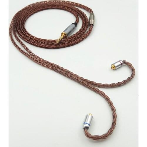 7N single crystal copper silver plated wire diy upgrade cable IE80 UE TF10 IM50 SE535 mmcx 078mm 0.78qdc