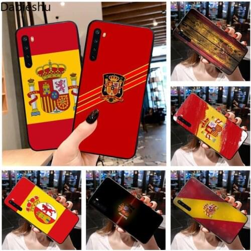 Spain national flag Coque Shell Phone Case For OPPO Realme 6 Pro Realme C3 5 Pro C2 RENO2-Z A11X