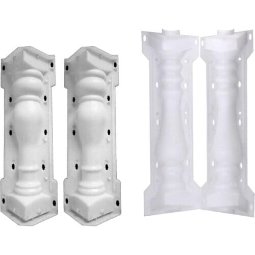 Garden Roman Column Mold Edging Stone Effect DIY Courtyard Garden Plastic Paving Mould Path Maker Cement Pool Long Concrete B03E