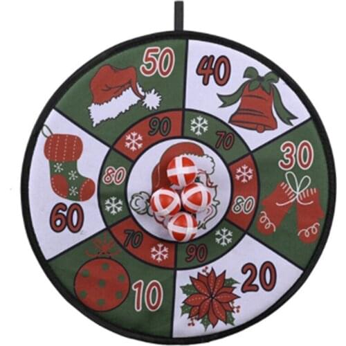 Toy Ball Dart Board Creative New Christmas Pendant Ornaments Decor for Home Kids Toys Gift Xmas New Year Party Decor