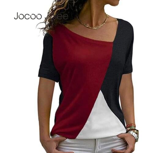 Женские базовые футболки Jocoo Jolee China At AliExpress