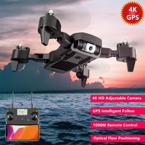 GPS Intelligent Follow 5G WIFI FPV RC Drone Optical Flow Fixed Height Hovering 4K HD Adjustable Camera 1000M Range RC Quadcopter