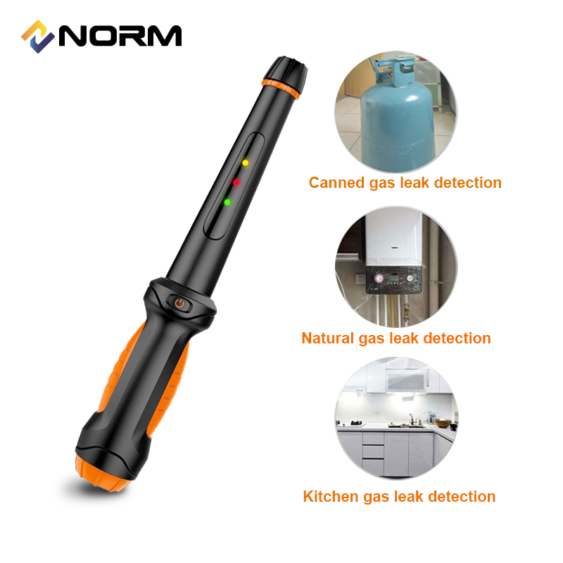 NORM Auto Alarm Gas Detector Leak Tester for Methane Gas, Natural Gas, Liquefied Petroleum Gas, Combustible and Flammable Gas