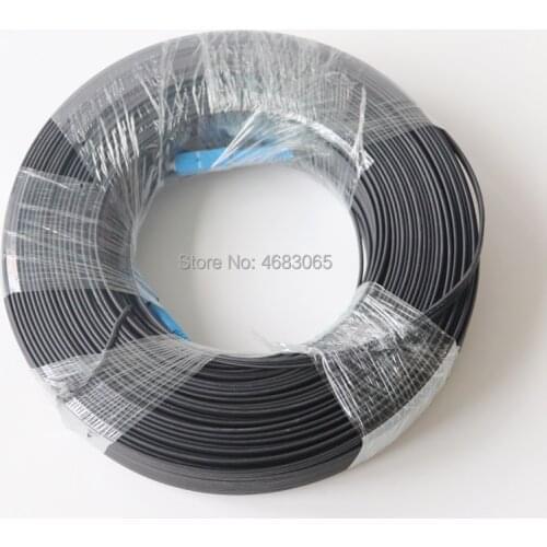 Free Shipping 50M 100M 150M 250M 300M SC UPC Simplex FTTH Drop Patch Cable SM Simplex G657A Fiber optic patch cord