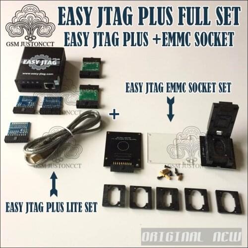 New version Full set Easy Jtag plus box Easy-Jtag plus box+ EMMC socket For HTC/ Huawei/LG/ Motorola /Samsung /SONY/ZTE