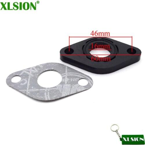 XLSION Intake Manifold Inlet Pipe Gasket For GY6 50cc Engine Carburetor Chinese Scooter Moped SUNL Baotian Znen Jmstar Kazuma