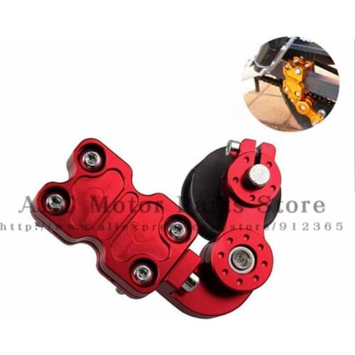 Black Silver Red Gold Universal Aluminum Adjuster Chain Tensioner Roller For Motorcycle /Chopper ATV