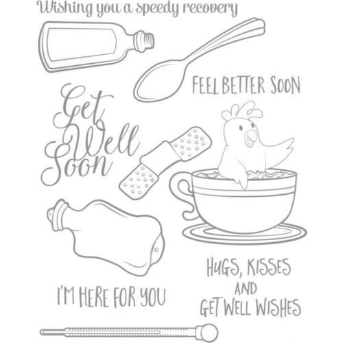 Wishing Transparent Clear Silicone Stamp Seal for DIY scrapbooking photo album Decorative clear stamps A221