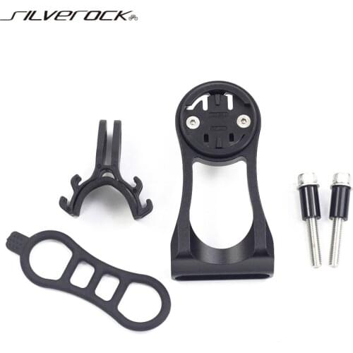 SILVEROCK Out Front Computer Mount Headlight Holder for Garmin Edge Sigma Bryton IGPSPRORT Wahoo Camera Hero Bicycle Accessories