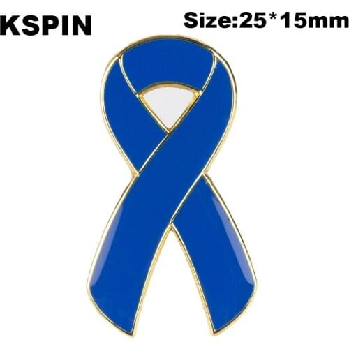 Blue Aids pin Badge Buttons Brooch Anime Lovers Shirt Denim Jacket lapel pin XY0025-2