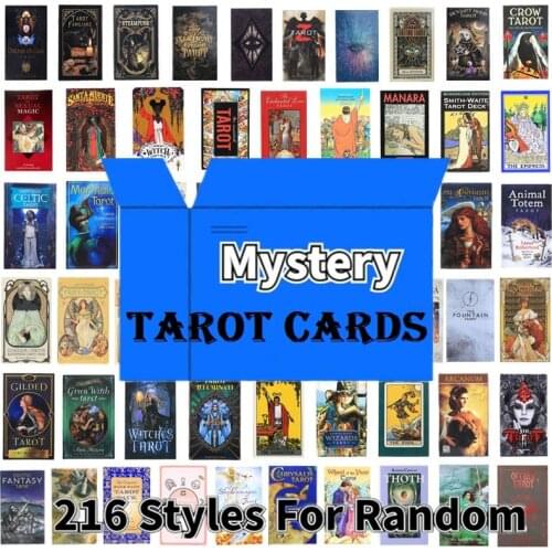 Random 3-10 Sets Tarot Oracle Cards Mystery Box Surprise Gift Family Desk Board Game Cards With PDF for Adult 2022 Novelty Gifts