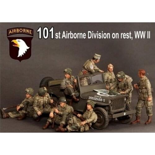 Resin Soldiers U.S. 101 Airborne Division 9-person kit model 1：35