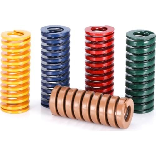 20x10x25/30/35/40/45/50/55/60/65/70/75/80/90/100/125/150mm2PcsSpiral Stamping Compression Die Spring red yellow blue green brown
