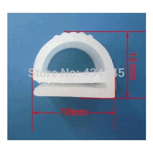 18x15mm E article silicone bar heat-resistant e The oven sealing strip Rubber silicon Seal strip