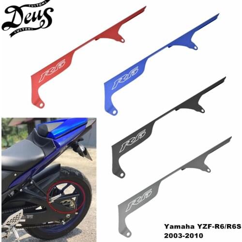 Sprocket Chain Guard Cover Protector Fairing YZF-R6 Accessories For Yamaha YZF R6 R6S 2003 2004 2005 2006 2007 2008 2009 2010