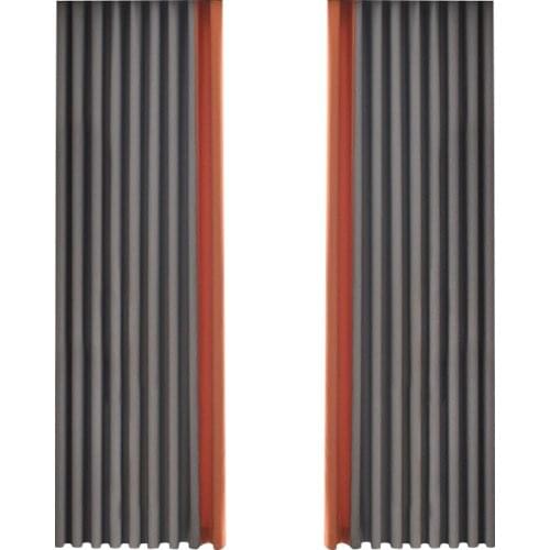 Full shading Nordic Modern Minimalist Curtains Bedroom Living Room Curtains Bay Window Shade Sound Insulation Curtains