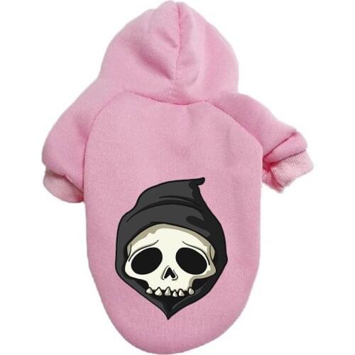 Halloween Pet Dog Clothes Sweater Large Corgi Labrador In Autumn Winter Plus Velvet Warm Hoodie Sweatshirt, Puppy Clothes XS-9XL