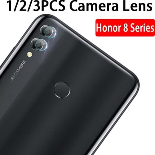 1/2/3pcs HD Camera Lens Protector on For Huawei Y8P Honor 8X 8S 8C Play 8A Prime A8 C8 S8 X8 Soft Tempered Glass Protective Film