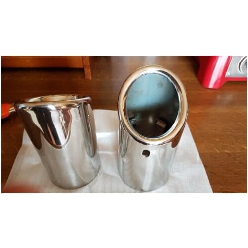 2pcs Accessories Exhaust Tip Muffler Pipes Auto Car Muffler Covers for Audi A4 Avant A4 Cabriolet A6L A8L