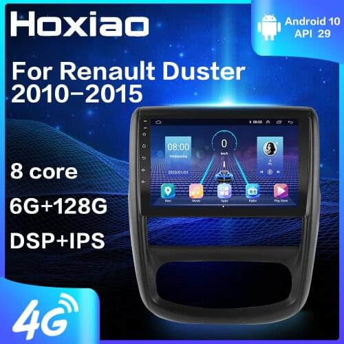 Car Radio Multimedia Video Player For Renault Duster 1 2010 2011 2012 2013 2014 2015 Navigation GPS 2 din 4G Android 10