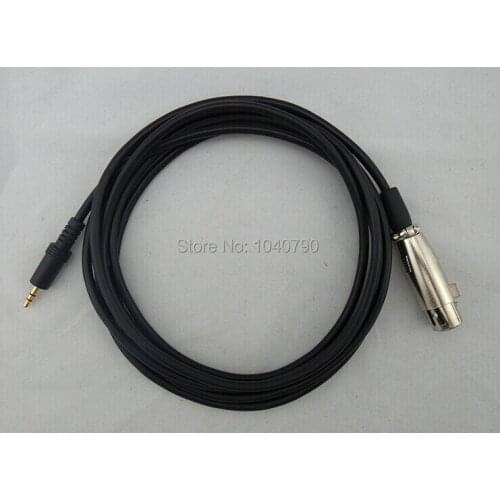 Free Shipping3.5 turn to femaler line/computer lines to connect the microphone/The microphone line of 3.5 black 3M
