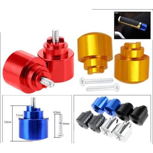 CNC Motorcycle Handlebar Bike Anti Vibration Handle Bar Ends Plug Grip Ends Cap Cover For Honda CBR 600RR 900RR 929RR