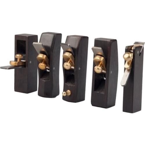 Woodworking Plane Cutter Ebony Luthier Tool Set for Violin Viola Cello Wooden Instrument