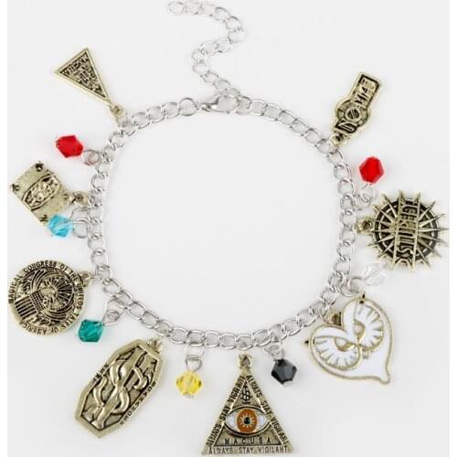 Dongsheng Movie Fantastic Beasts And Where to Find Them Charm Bracelet Crystal Beads Bracelets & Bangles Best Gift for Fans -25