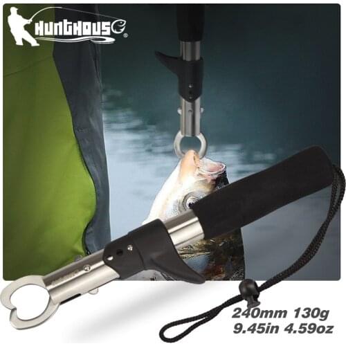 Hunthouse Fishing Lure Fishing Grip 240mm/130g ishing plier Lip grip Remove Hook Aviation aluminum fishing tackle for f Tackle
