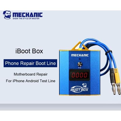 MECHANIC iBoot Box Power Supply Line Test Cable For iPhone Android Phone Battery Boot line Motherboard Repair Power Supply