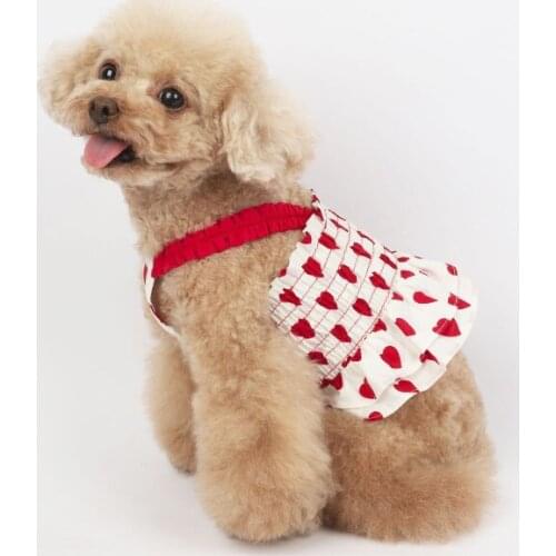 Summer Small Dog Skirt Cat Dress Corgi Dresses Dog Clothes Chihuahua Yorkshire Yorkie Pomeranian Poodle Schnauzer Clothing XXS