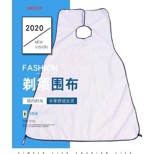 HOT NEW Man Bathroom Apron Male Apron Hair Shave Apron for Man Waterproof Floral Cloth Household Cleaning Protector Barber Mat