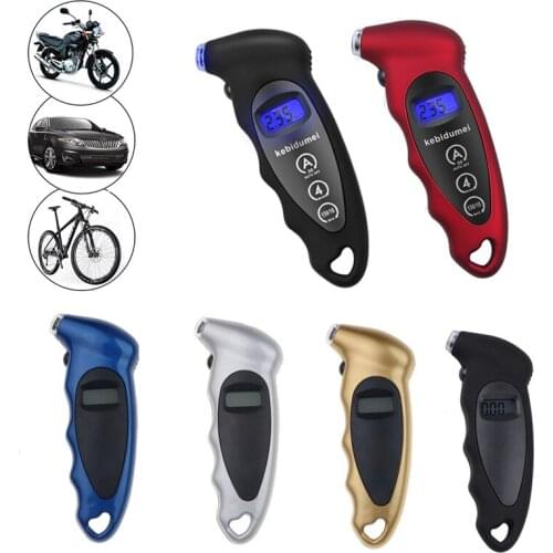 Tire pressure gauge 0-150 PSI Backlight High-precision digital tire pressure monitoring car tire pressure gauge