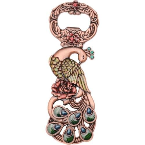 Copper Retro Metal Phoenix Bottle Opener Kitchen Pub Bar Beer Soda Cap Opening Tool Barware Portable Tools for Souvenirs