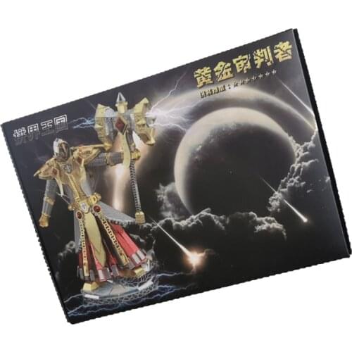 Picture Kingdom 3D Metal Puzzle Golden Judge Warrior soldier Model kits DIY 3D Laser Cut Assemble Jigsaw Toys GIFT