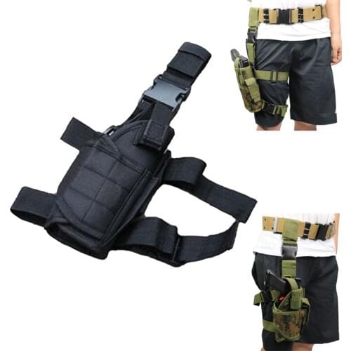 Right Drop Leg Army Pistol Gun Thigh Holster Pouch Glock Holder Outdoor Hunting Police Military Accessory Tactical Leggings Set