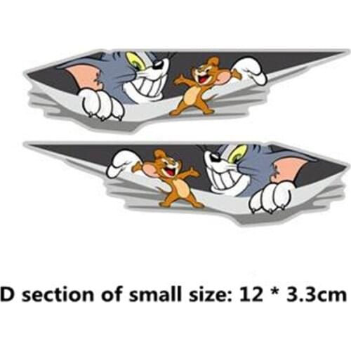 HOT SALE Car Personality Stickers 3D Three-Dimensional Creative Decorative Paper Masking Scratch Artifact