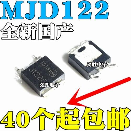 Patch Darlington Transistors MJD122G MJD122T4G MJD122 TIP122 SOT-252