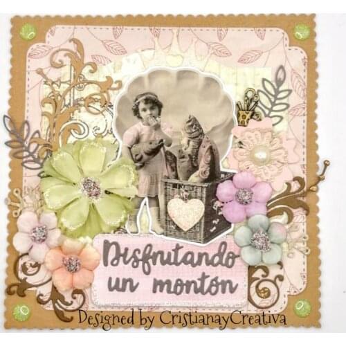 Personalized Spanish new metal cutting mold used in scrapbook by Christian and creative love friendship family design trophies