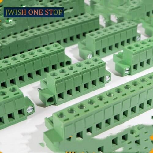Pluggable PCB Terminal Blocks with Fixed Ear MG2EDGKM-5.08-9P10P11P12P14P16P20PKF Environmental Protection