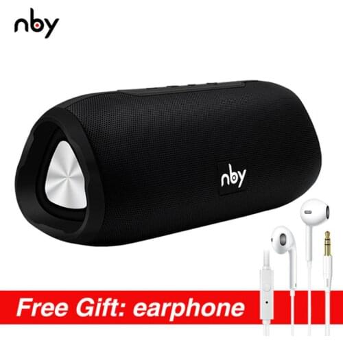 NBY 6670 Portable Bluetooth Speaker FM Radio 10W Waterproof Wireless Loudspeaker 3D Stereo Music Sound Outdoor Woofer Speakers