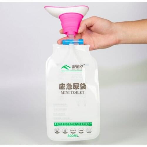 Portable Toilet Outdoor Camping Mountaineering Male Female Kids Adults Portable Emergency Pee Bag Disposable Urinal Toilet Bag