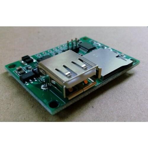 Serial TF Card Module Serial U-disk Module Single Chip Microcomputer Read-write U-disk/SD Card Module Data Recorder