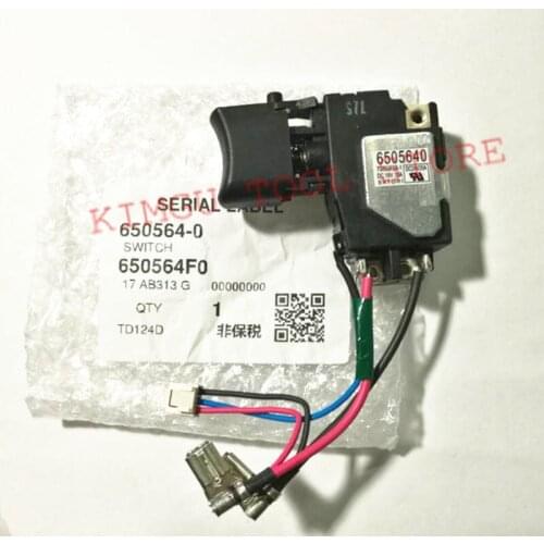 Interruptor de 650564-0 6505640 para Makita BTS130RFE BTW251