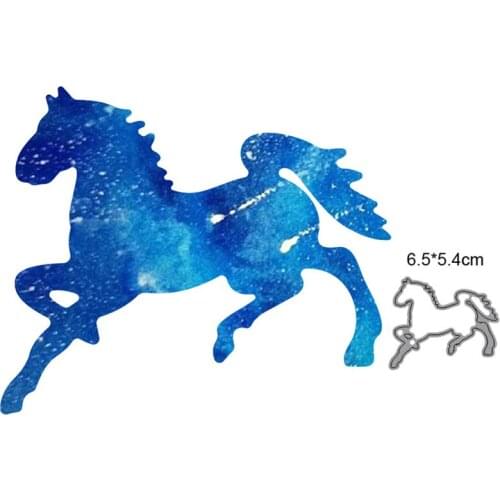Christmas metal cutting dies cut die mold Animals Horse Decoration Scrapbook paper craft knife mould blade punch stencils dies