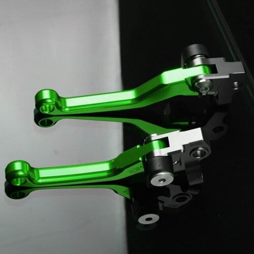 Dirt Bike KX250F Pivot Brake Clutch Levers hand grip Handbrake For KAWASAKI KX250F 2004
