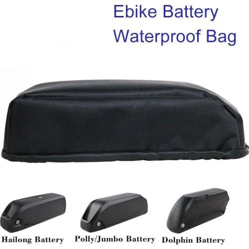 Ebike Battery Bag Waterproof Dustproof Anti-mud Cover Hailong Shark Polly Style Lithium eBike Battery Pack Cover Bags